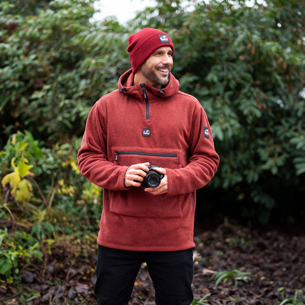 Haukland Winter Beanie - Mütze - Rot