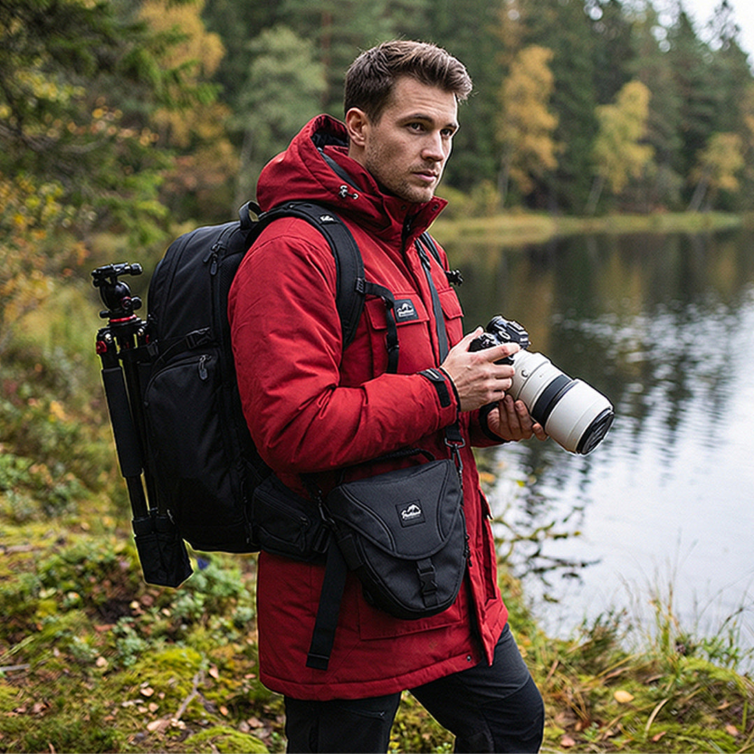 SET: Haukland x EVOC Fotorucksack 18L + Kameratasche