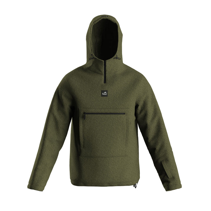 Haukland Fleece Hoodie für Fotografen - Oliv