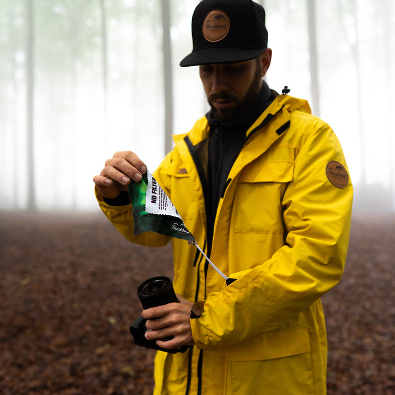 Haukland Classic - 7in1 Set - Outdoor Jacke für Fotografen – Gelb