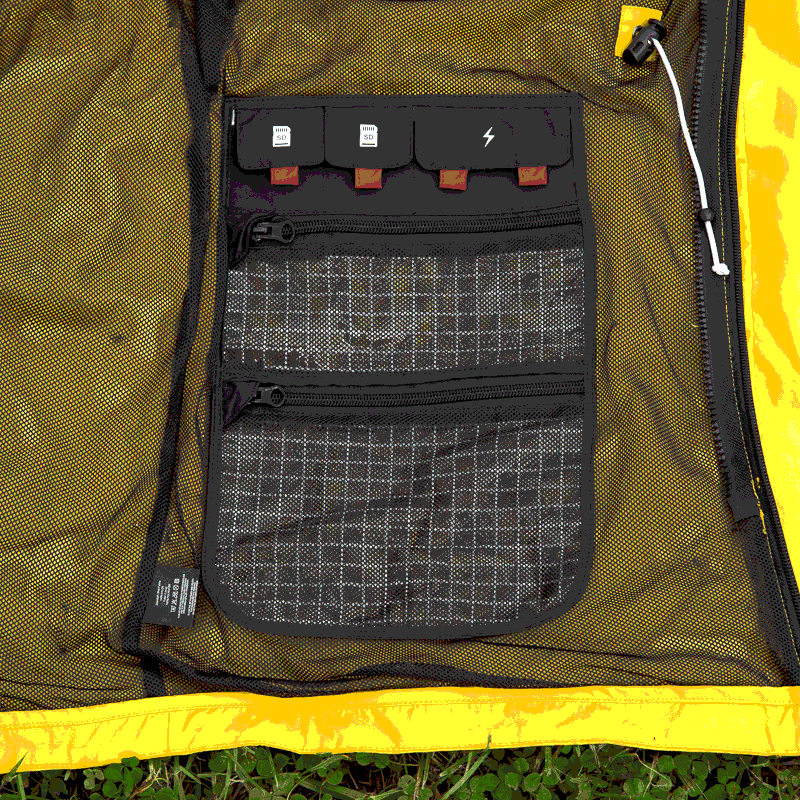 Haukland Classic - 7in1 Set - Outdoor Jacke für Fotografen – Gelb