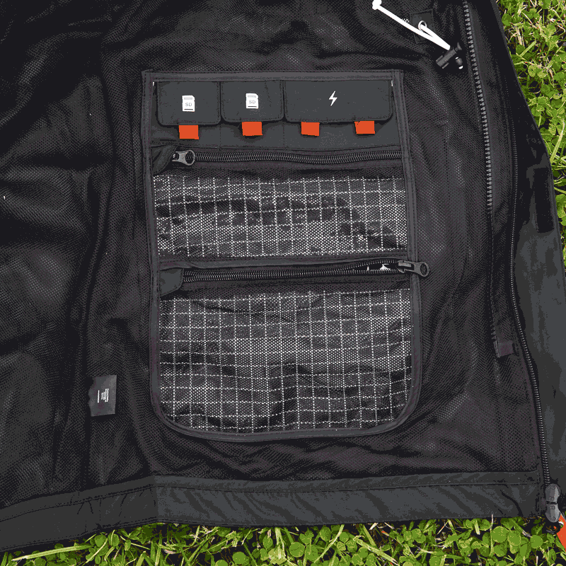 Haukland Classic - 7in1 Set - Outdoor Jacke für Fotografen – Saphir Schwarz