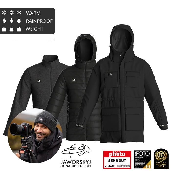 Haukland Parka Pro - 7in1 Set - Jaworskyj Signature Edition - Outdoor Jacke für Fotografen