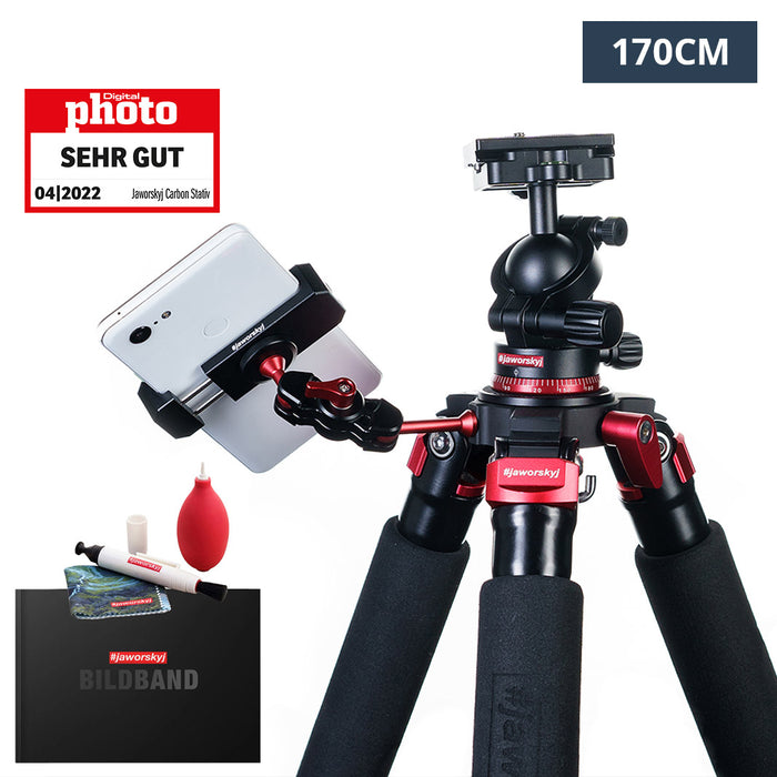 #jaworskyj XXL Carbon tripod incl. ball head - 170cm