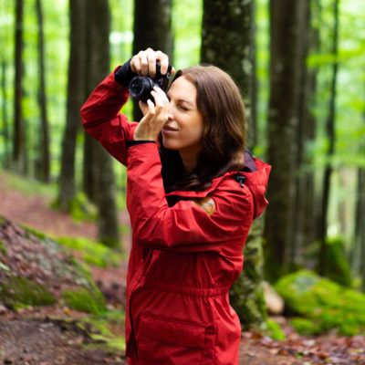 Haukland Explorer Jacke für Fotografen Damen rot